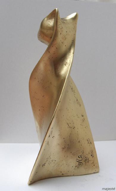 sculpture ; chat; bronze; flore de valicourt