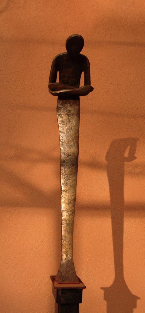 salutation ou politesse asiatique, bronze de flore de valicourt
