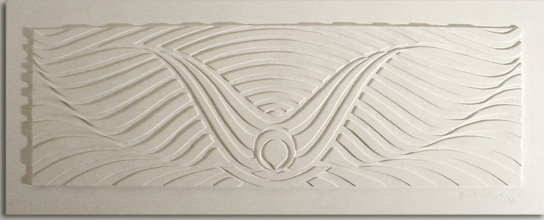 oiseau prenant son envol; bas relief en staff; bas-relief de flore devalicourt;