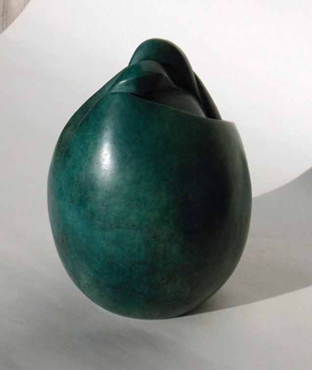 sculpture bronze de flore de valicourt:  leur dernier oeuf