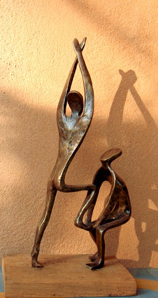 solidarité bronze piece unique de floredevalicourt