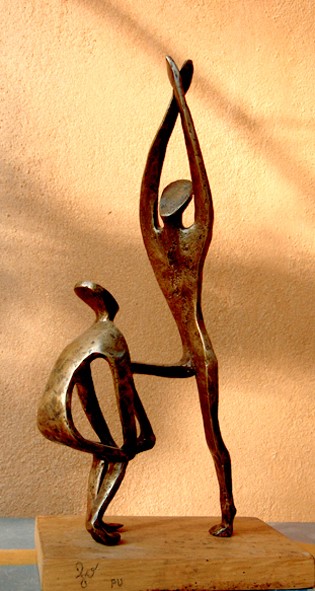 solidarité bronze piece unique de floredevalicourt