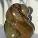 Tendresse ou le baiser, sculpture en bronze , flore de valicourt